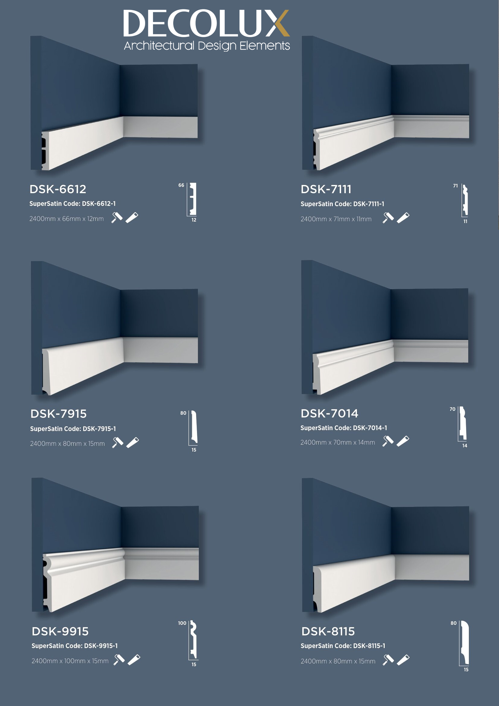 Catálogo Rodapés Decolux — Tânia Decorações